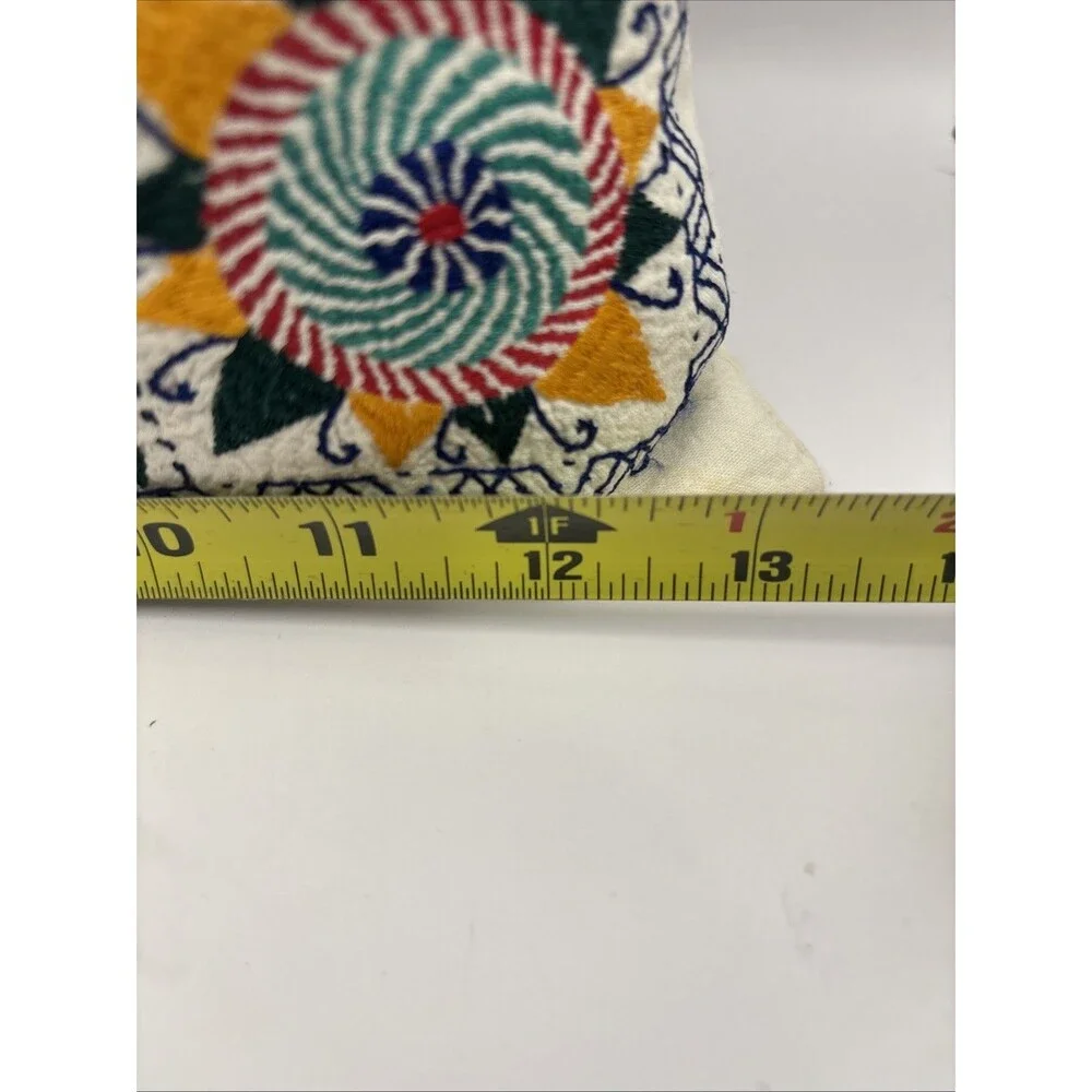 Embroidered Pillow Indian Pakistani Bohemian